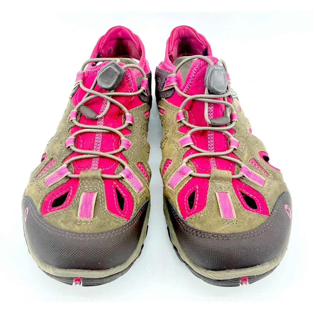 Merrell Hiking Sandals Womens 9.5 Boulder Fuchsia Vibram Water Shoes Outdoor - Picture 6 of 12